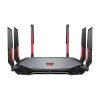 Clearance MSI RadiX AXE6600 AX6600 Tri Band MU-MIMO WiFi 6E Gaming Router, Black/Red (RADIXAXE6600)