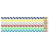 Pencils|Musgrave Pencil Company Geometric Glitz Wooden Pencil, 0.5mm, #2 Hard Lead, 144/Box (MUS2540G)