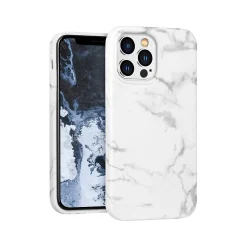 MVMT White Marble Snap Case for iPhone 13 Pro Max (IC7686MB-3X-WHA)
