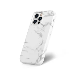 MVMT White Marble Snap Case for iPhone 13 Pro Max (IC7686MB-3X-WHA)