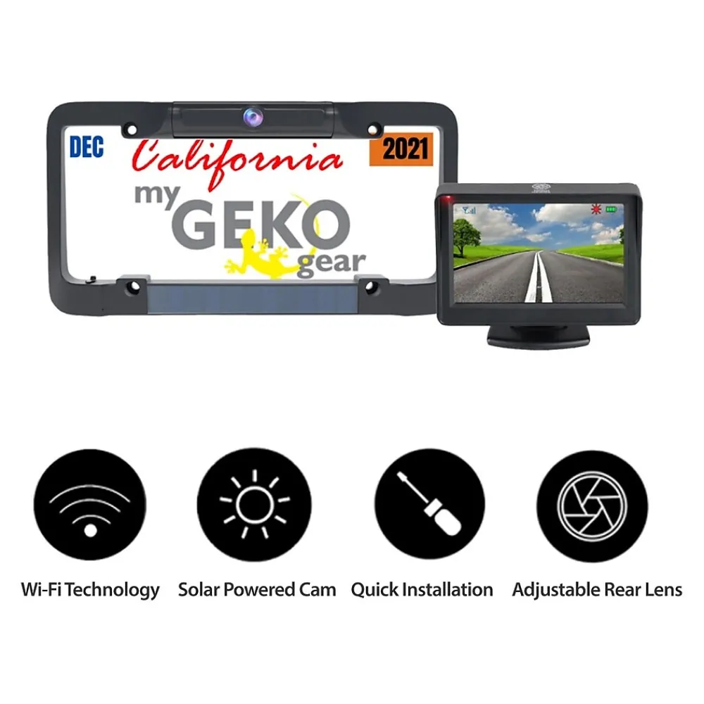 Adesso myGEKOgear by SOLARST Solar Powered Wireless Backup Camera (SBC01)