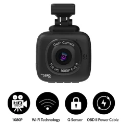 Adesso myGEKOgear Orbit 500 2.1 Megapixel Vehicle Camera, Black (GO5008G)