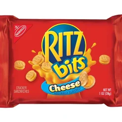 Ritz Nabisco Bits Cheese Cracker Sandwiches, 1 oz, 12/Pack (GEN00091)