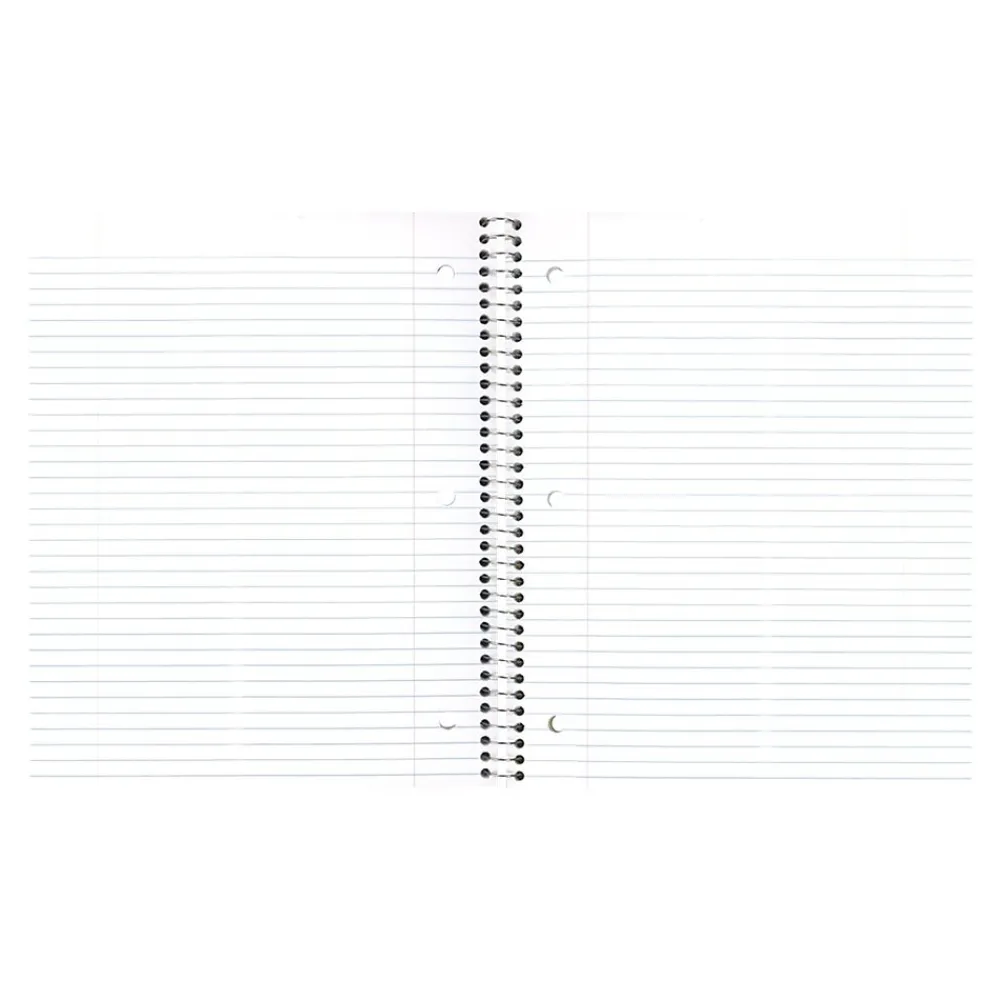 Subject Notebooks|National Brand Kolor Kraft 1-Subject Notebooks, 8.86" x 11", College Ruled, 80 Sheets, Each (RED33709)