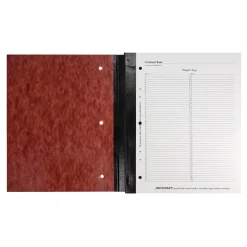Notebooks|National Brand Laboratory 1-Subject Computation Notebooks, 9.25" x 11", Quad, 200 Sheets, Brown (43649)