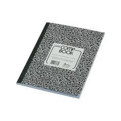 Composition Notebooks|National Brand 1-Subject Composition Notebooks, 7.88" x 10", Quad, 80 Sheets, Black (RED43475)