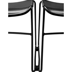 Folding & Stacking*National Public Seating Commercialine 850 Series Ultra Compact Stack Chair, Black, 20 Pack (850-CL/20)