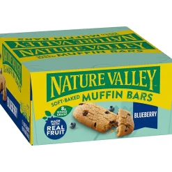 Nature Valley Blueberry Soft-Baked Muffin Bar, 1.24 oz., Dozen (20668000)