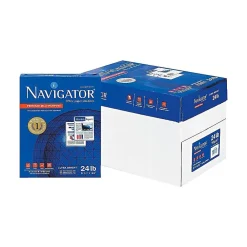 Large Quantity Paper*Navigator Premium 8.5" x 11" Multipurpose Paper, 24 lbs., 99 Brightness, 500/Ream, 10 Reams/Carton (NMP1124)