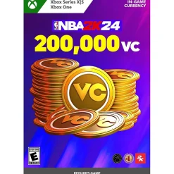 Hot Microsoft NBA 2K24: 200,000 VC, In-Game Digital Currency, Xbox Series X|S, Xbox One (Digital)