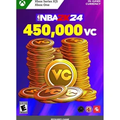 New Microsoft NBA 2K24: 450,000 VC, In-Game Digital Currency, Xbox Series X|S, Xbox One (Digital)
