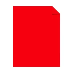 Card Stock*Neenah Paper Astrobrights 80 lb. Cover Paper, 12" x 18", Re Entry Red, 500 Sheets/Case (45275N)