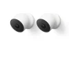 Google Nest Indoor Outdoor Camera Battery, White 2/Pack (GA01894-US)