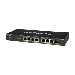 Hot Netgear 300 Series 8-Port Gigabit Ethernet PoE Unmanaged Switch, 10/100/1000 Mbps, Black (GS308PP-100NAS)