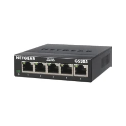Best Netgear 300 Series 5-Port Gigabit Ethernet Unmanaged Switch, Black (GS305-300PAS)