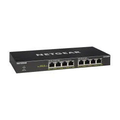 Online Netgear 300 Series 8-Port Gigabit Ethernet PoE Unmanaged Switch, 10/100/1000 Mbps, Black (GS308PP-100NAS)
