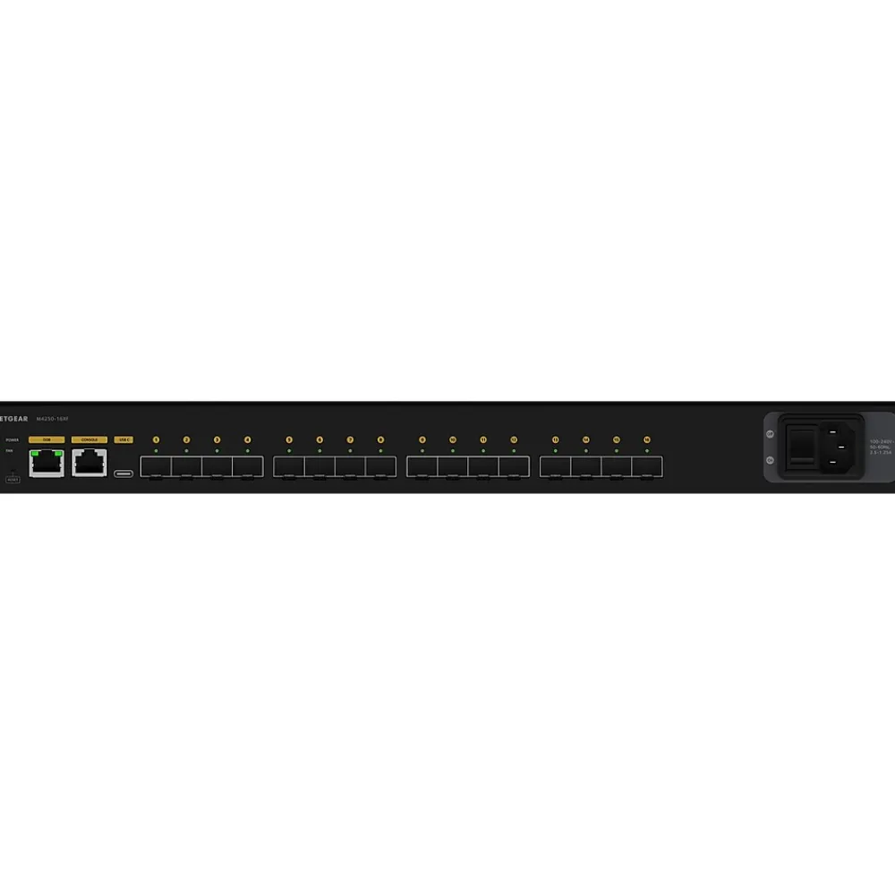 Hot Netgear AV Line Managed Switch, Black (XSM4216F-100NAS)