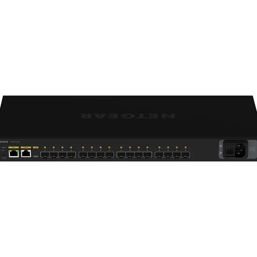 Hot Netgear AV Line Managed Switch, Black (XSM4216F-100NAS)