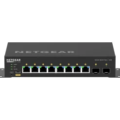 New Netgear AV Line 8-Port Gigabit Ethernet Managed Switch, Black (GSM4210PX-100NAS)