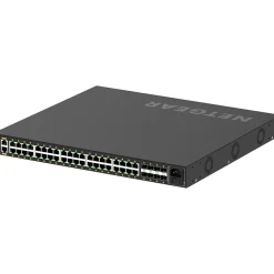 Discount Netgear AV Line 40-Port Gigabit Ethernet Managed Switch, Black (GSM4248P-100NAS)