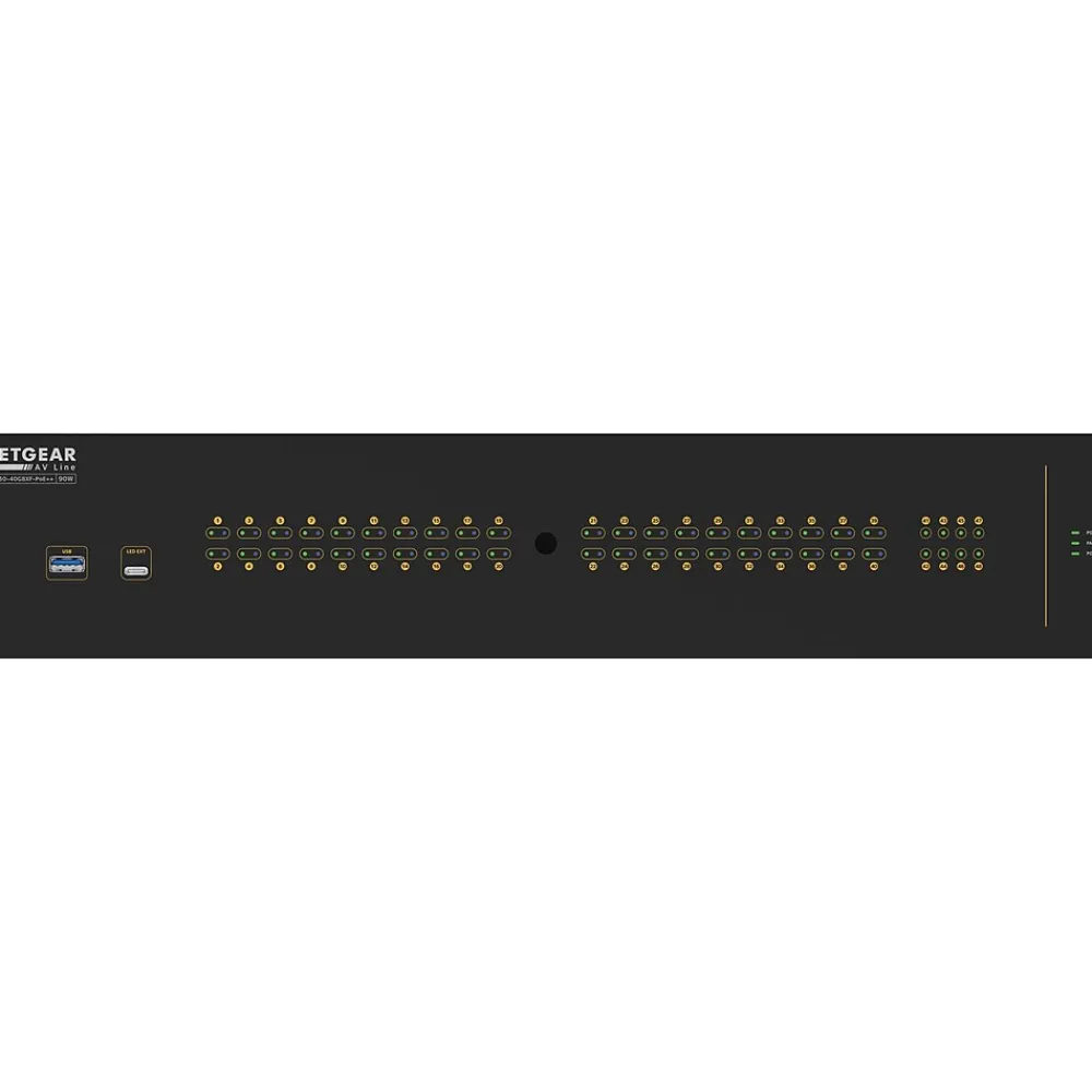 Netgear AV Line 40-Port Gigabit Ethernet Managed Switch, Black (GSM4248UX-100NAS)