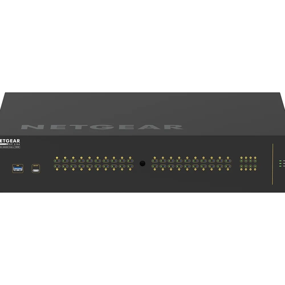 Netgear AV Line 40-Port Gigabit Ethernet Managed Switch, Black (GSM4248UX-100NAS)