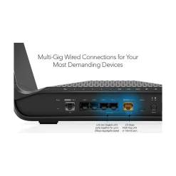 Discount Netgear Nighthawk AXE7800 7800Mbps Tri-Band MU-MIMO 6E Router, Black (RAXE300-100NAS)