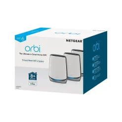 Best Netgear Orbi AX6000 Tri Band Router, White (RBK853-100NAS)