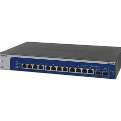 Online Netgear 12-Port Gigabit Ethernet Managed Switch, Blue/Gray (XS512EM-100NAS)