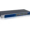 Netgear 24-Port Gigabit Ethernet Managed Switch, Blue/Gray (XS724EM-100NAS)