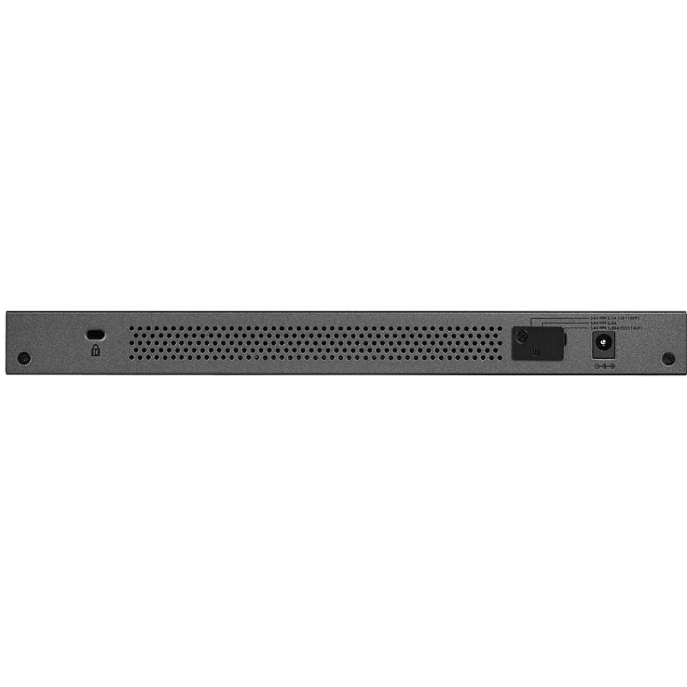 Clearance Netgear 16-Port PoE/PoE+ Gigabit Ethernet Unmanaged Switch (GS116LP-100NAS)