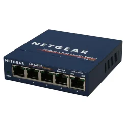Clearance Netgear ProSAFE 5-Port Gigabit Ethernet Unmanaged Switch, Blue (GS105NA)