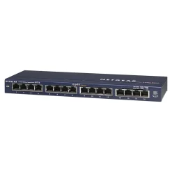 Outlet Netgear ProSAFE 16-Port Gigabit Ethernet Unmanaged Switch, 10/100/1000 Mbps, Blue (GS116NA)