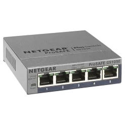 Best Netgear ProSafe 5-Port Gigabit Ethernet Smart Switch, Gray (GS105E-200NAS)