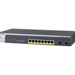 New Netgear Smart 8-Port Gigabit Ethernet Smart Switch, Grey (GS510TPP-100NAS)