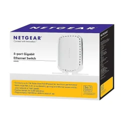 Best Netgear SOHO 5-Port Gigabit Ethernet Unmanaged Switch, White (GS605NA)