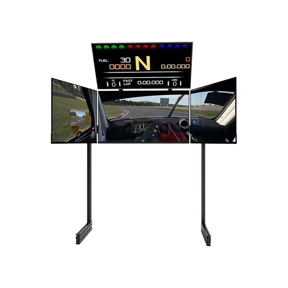Next Level Racing Elite Adjustable Stand, Up to 43" Monitor, Carbon Gray (NLR-E008)