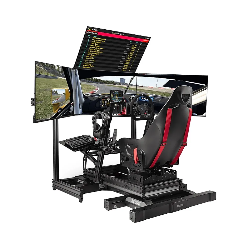 Outlet Next Level Racing F-GT Elite Wheel Plate Edition NLR-E001 Racing Cockpit for PC, Black