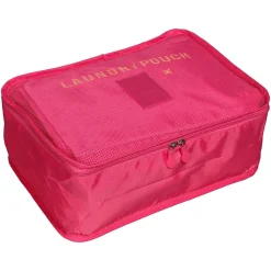 6-Piece Fabric Travel Organizer, Rose Red (CBM002L-RSRD)<Nicci Discount