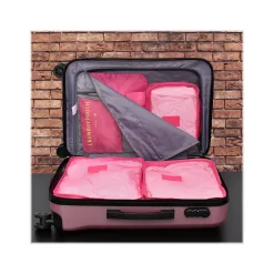 6-Piece Fabric Travel Organizer, Rose Red (CBM002L-RSRD)<Nicci Discount