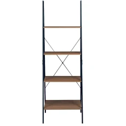 Bookcases*Niche Soho 4 Shelf 72"H Ladder Bookcase, Urban Walnut (NSBC7224UW)