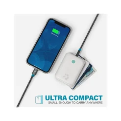 CHAMP Lite USB Type-C Power Bank for Most Smartphones, 5200mAh, Stone (NB-CPC-5K-WHT)<Nimble Sale