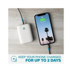 CHAMP Lite USB Type-C Power Bank for Most Smartphones, 5200mAh, Stone (NB-CPC-5K-WHT)<Nimble Sale