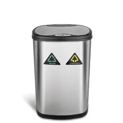 13.2 Gallon Stainless Steel Motion Sensor Recycle Trash Can (DZT-50-13R)<Nine Stars Discount
