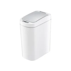 Plastic Sensor Trash Can, White, 1.85 gal. (DZT-7-2s)<Nine Stars Discount