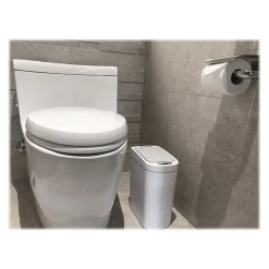 Plastic Sensor Trash Can, White, 1.85 gal. (DZT-7-2s)<Nine Stars Discount