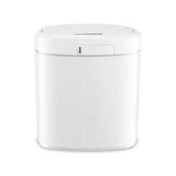 Plastic Sensor Trash Can, 2.1-Gallon, White (DZT-8-29)<Nine Stars Sale