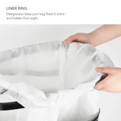 Stainless Steel Motion Sensor Trash Can, 21.1 Gallon (DZT-80-4)<Nine Stars Discount