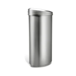 Stainless Steel Sensor Trash Can, 13.2-Gallon, Silver (DZT-50-29SL)<Nine Stars Hot
