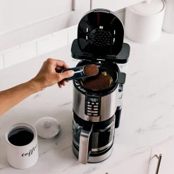 Ninja 14-Cups Automatic Drip Coffee Maker, Black & Stainless Steel (DCM201)